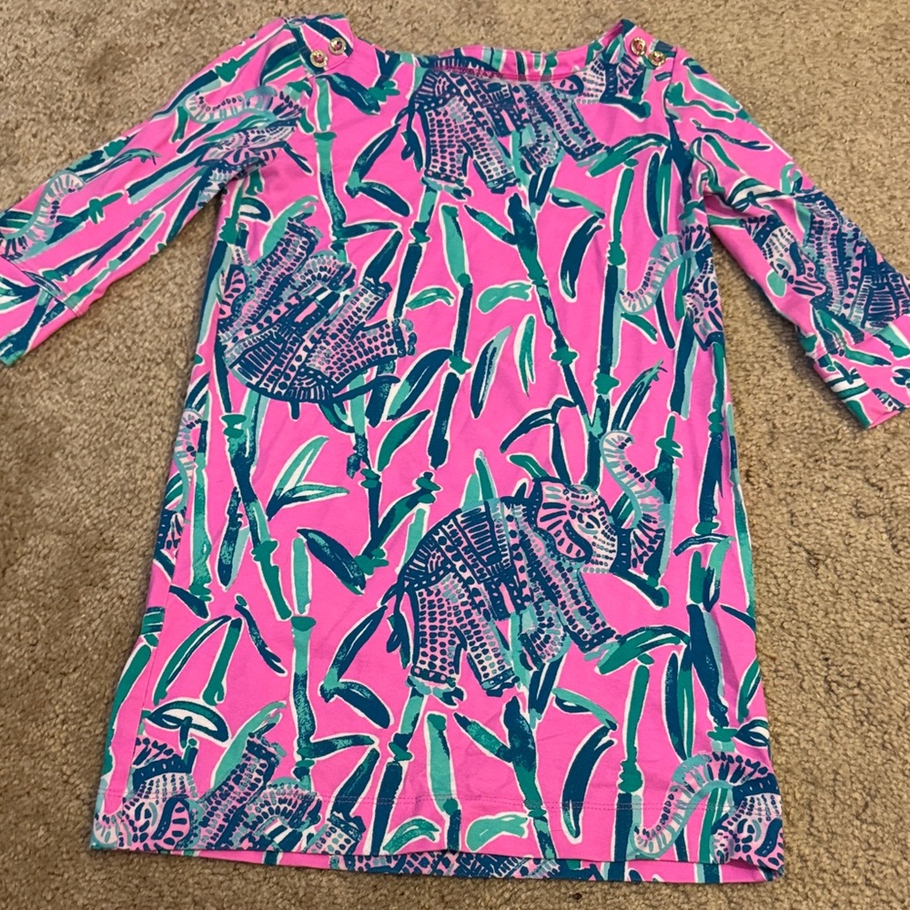 Lilly Pulitzer Pink and Blue Kids Dress